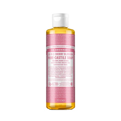 Dr Bronners Cherry Blossom Pure Castile Liquid Soap 240ml